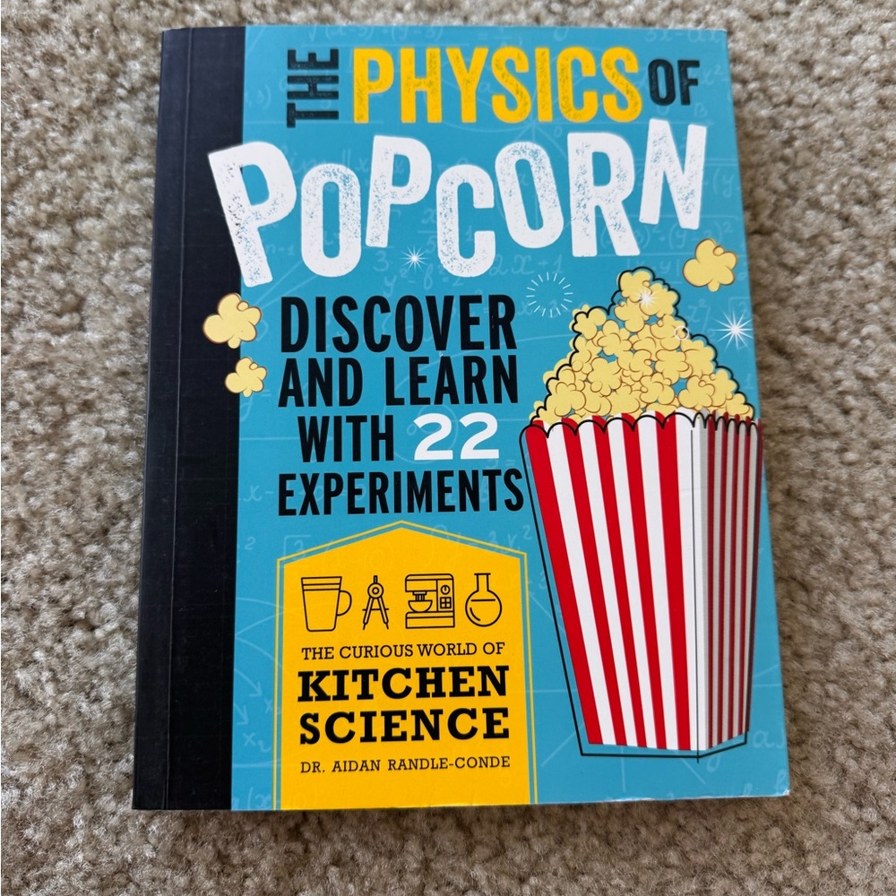 Brand New/Never Used. “The Physics of Popcorn”